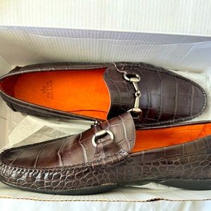 Peter Millar Crocodile Loafers